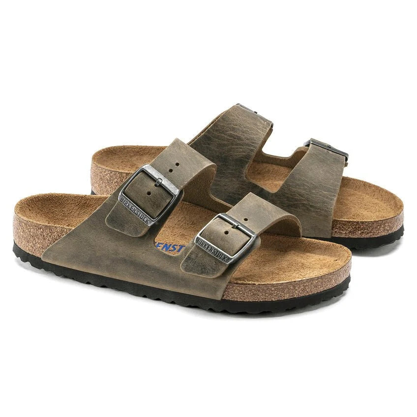 Birkenstock - Arizona Faded Khaki Oiled Leather