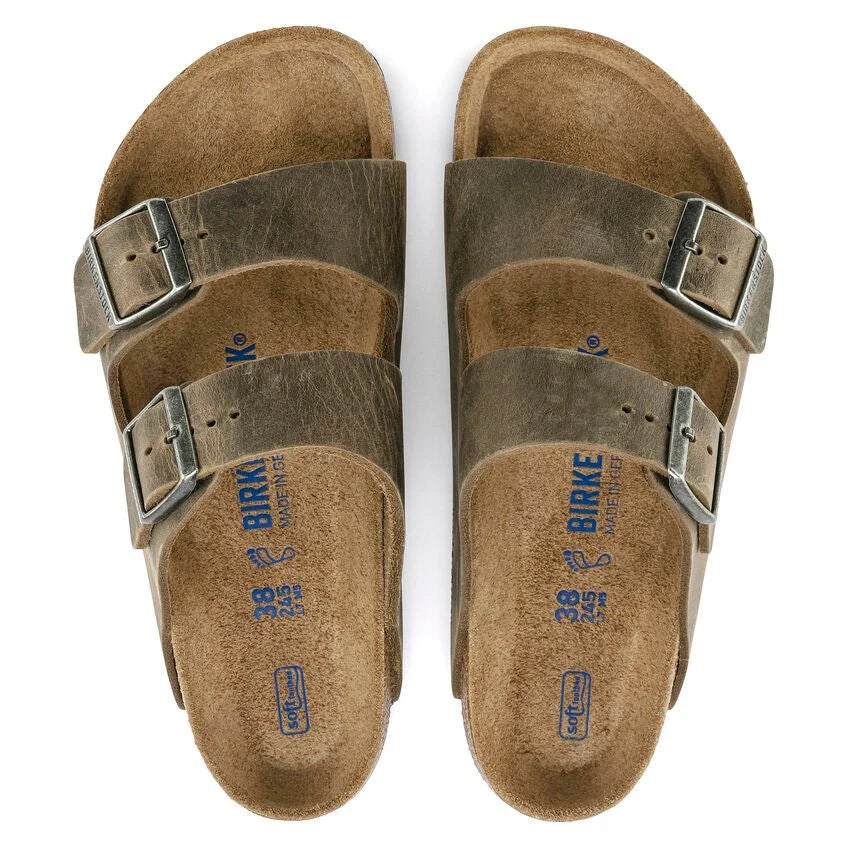 Birkenstock - Arizona Faded Khaki Oiled Leather