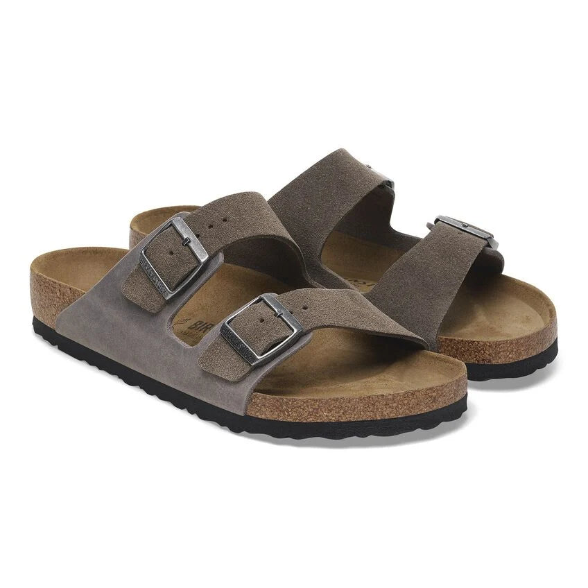 Birkenstock - Arizona Concrete Gray Mixed Leather