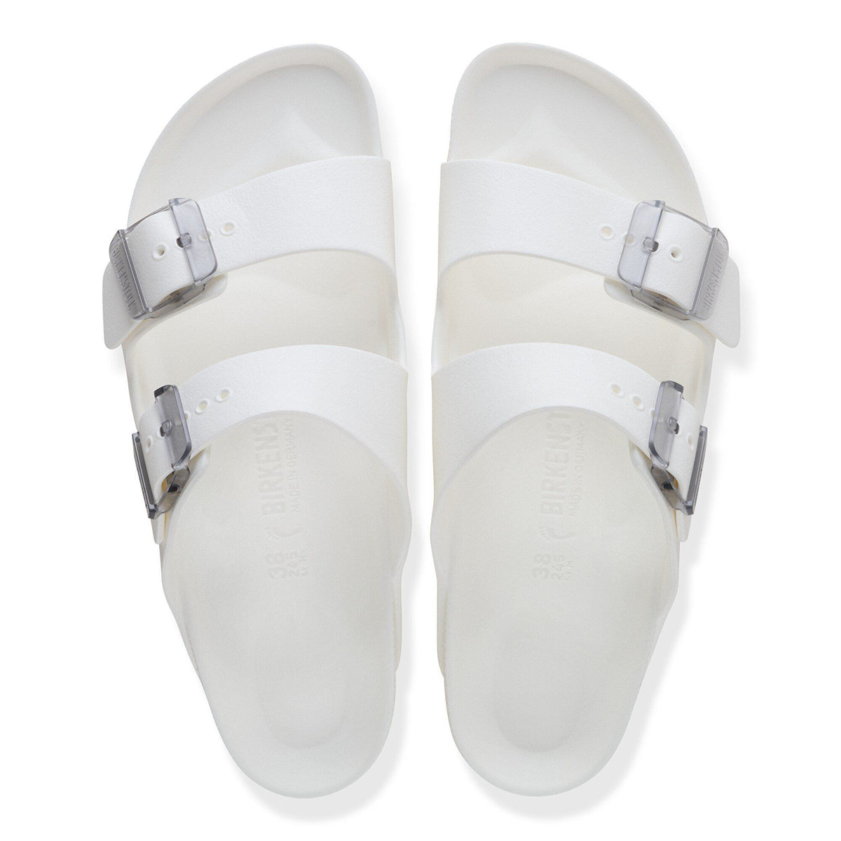 Birkenstock - Arizona Eva White Stealth Buckle