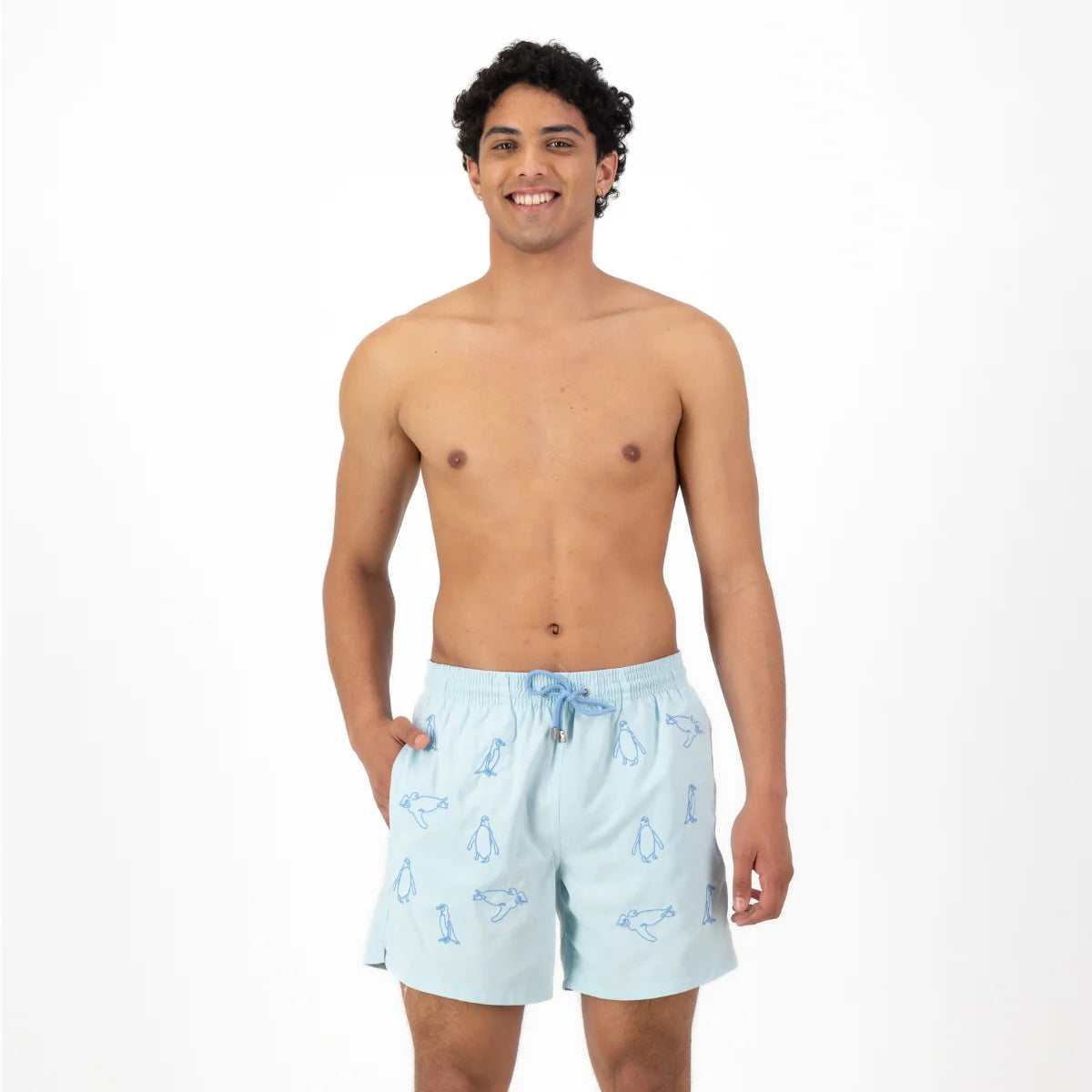 Granadilla Mens Swim Shorts - Penguins Embroided