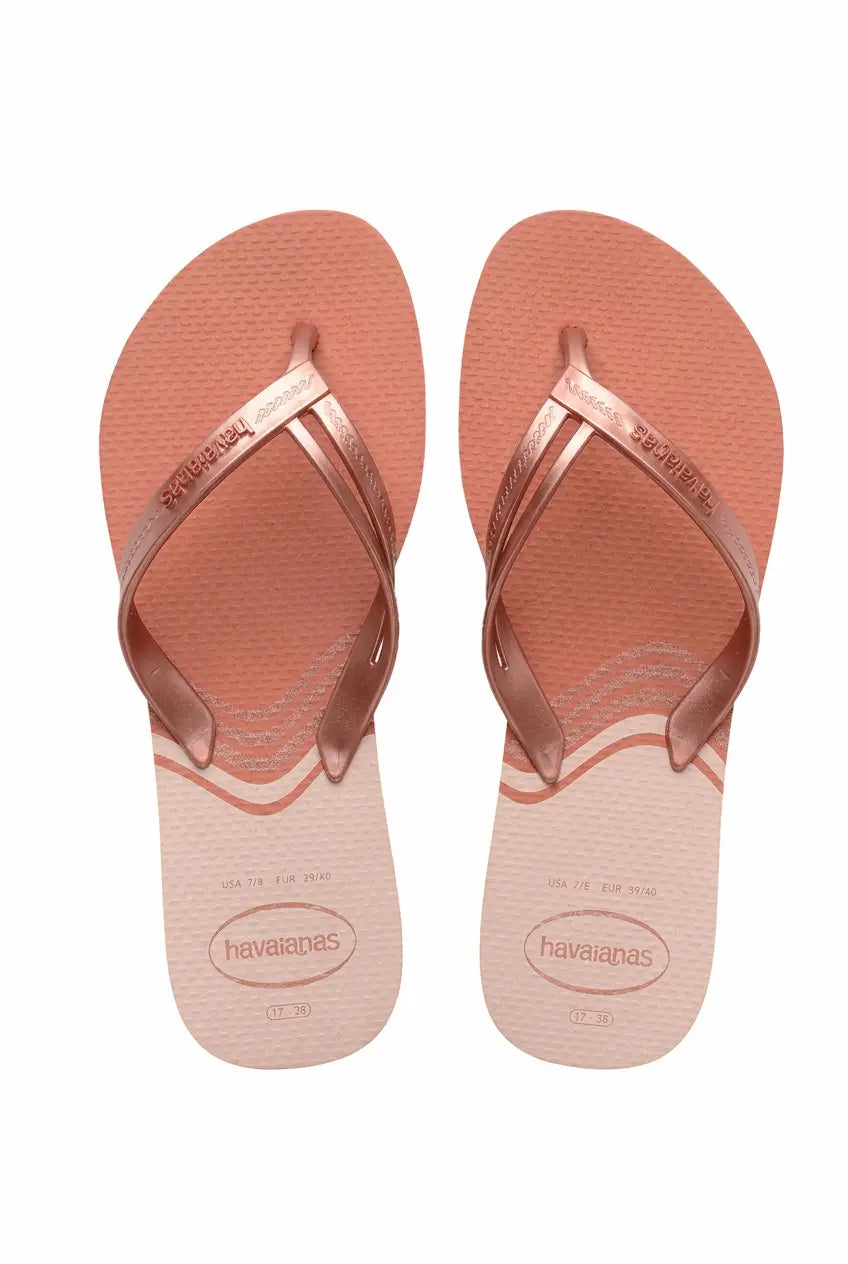 Havaianas Ladies - Elegance Print Pink Clay