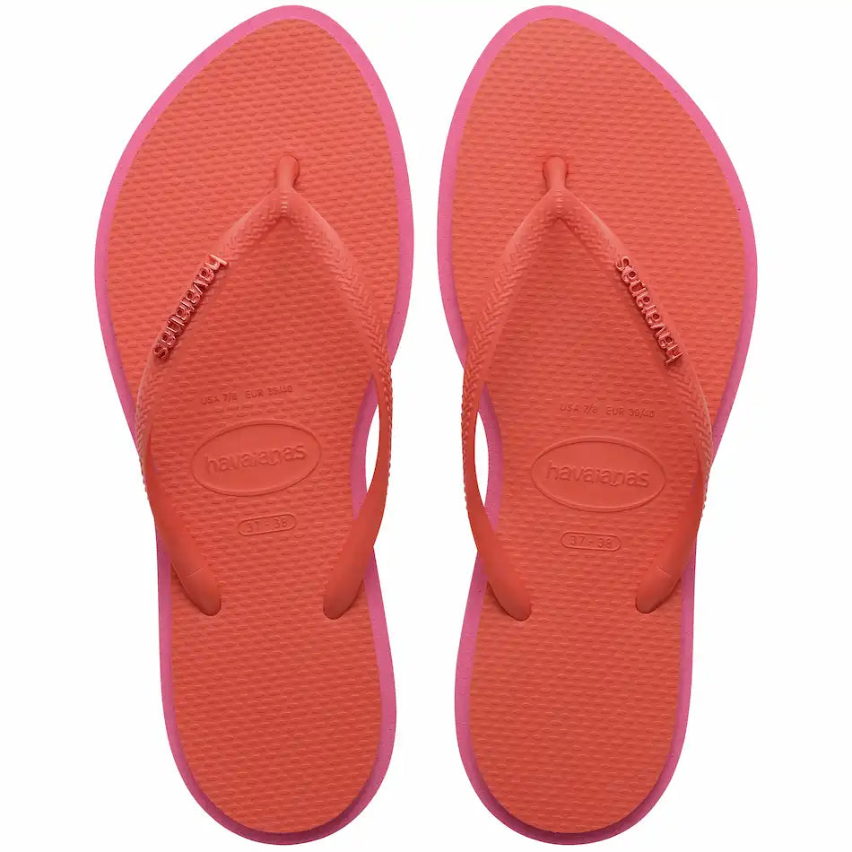 Havaianas Ladies - Slim Point Rose Gum-Tropical Coral