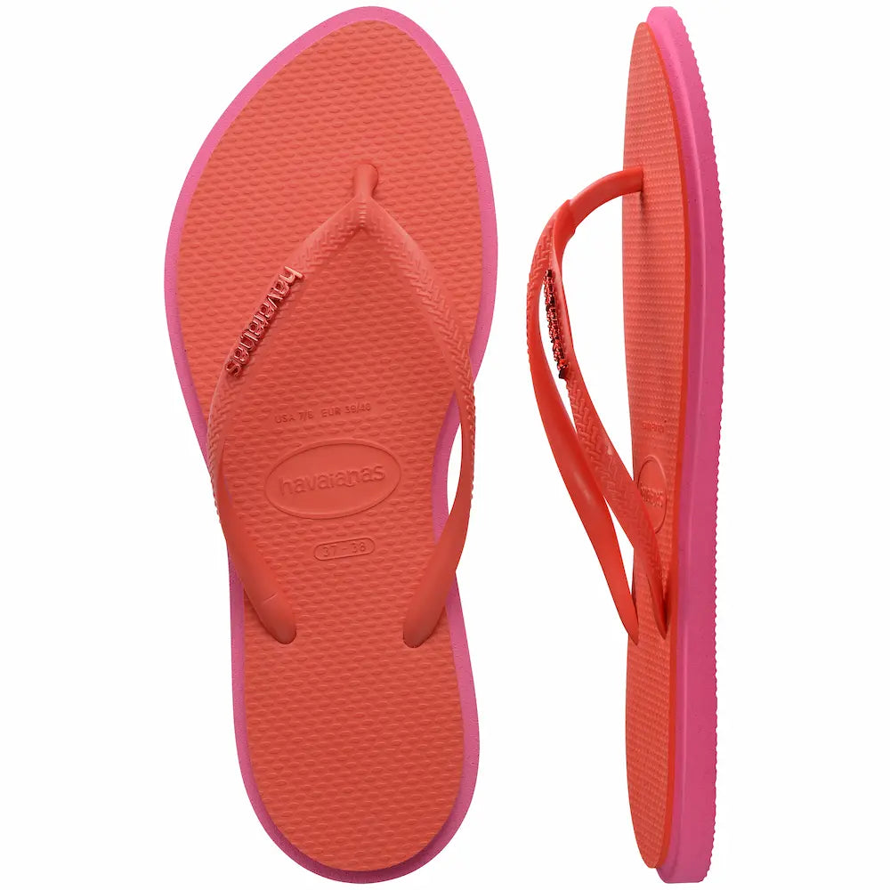Havaianas Ladies - Slim Point Rose Gum-Tropical Coral