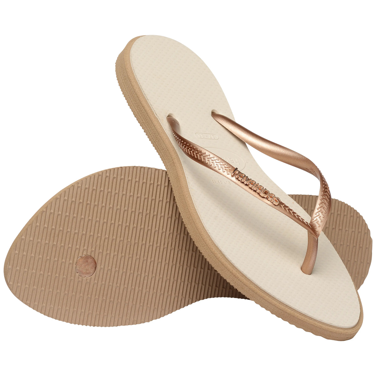 Havaianas Ladies - Slim Point Rose Gold-Beige