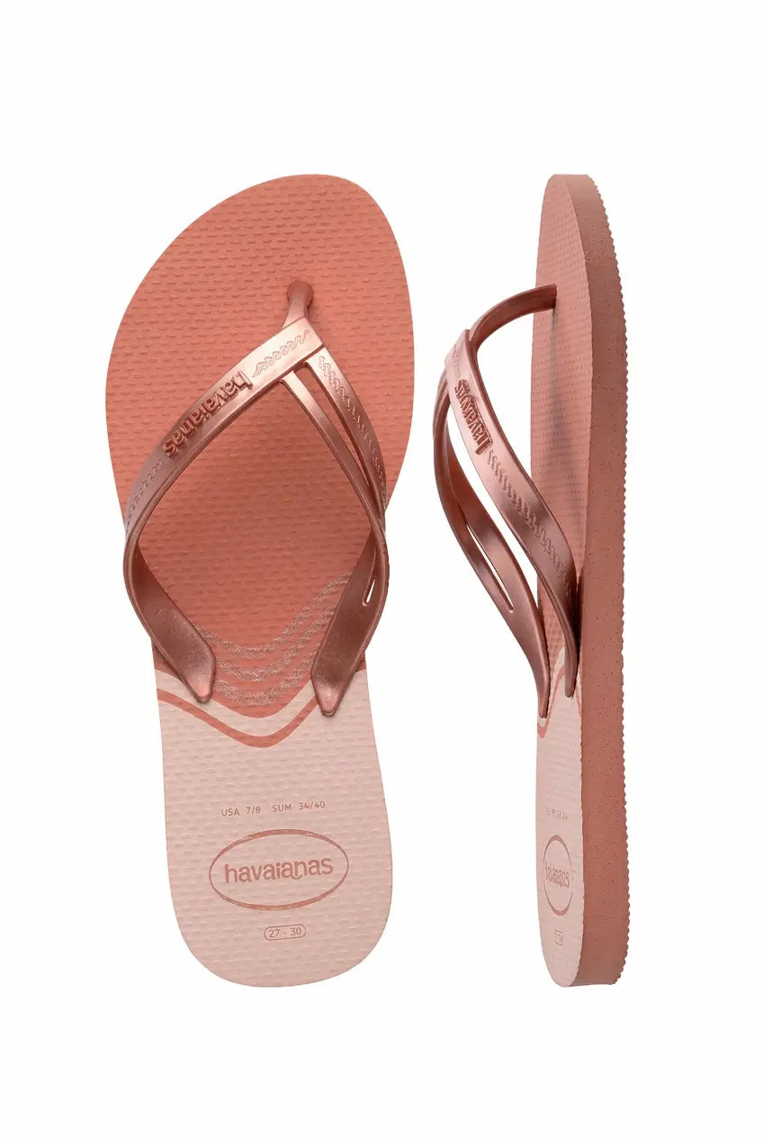 Havaianas Ladies - Elegance Print Pink Clay