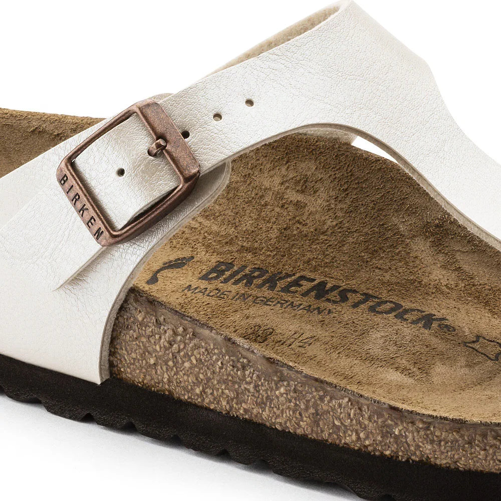 Birkenstock - Gizeh Graceful Pearl White Birko-Flor