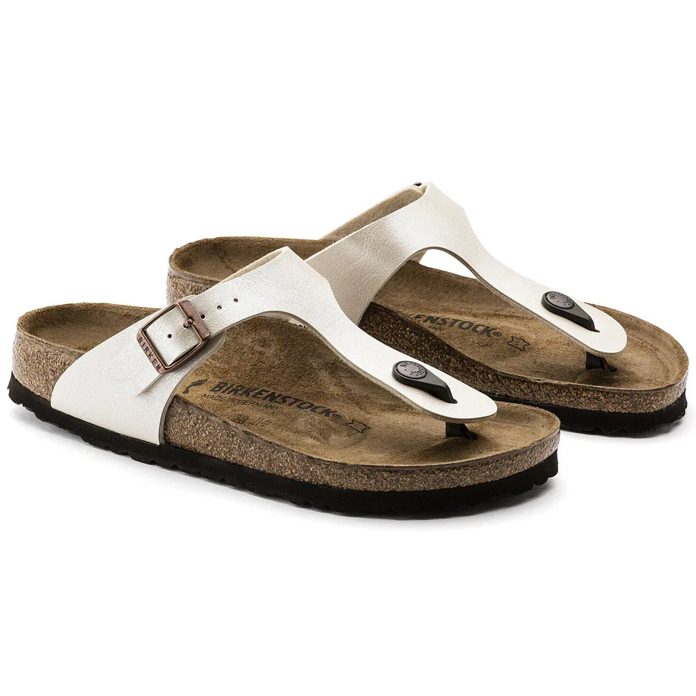 Birkenstock - Gizeh Graceful Pearl White Birko-Flor