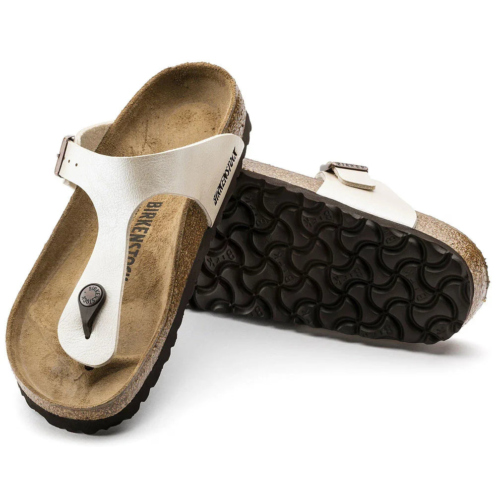 Birkenstock - Gizeh Graceful Pearl White Birko-Flor