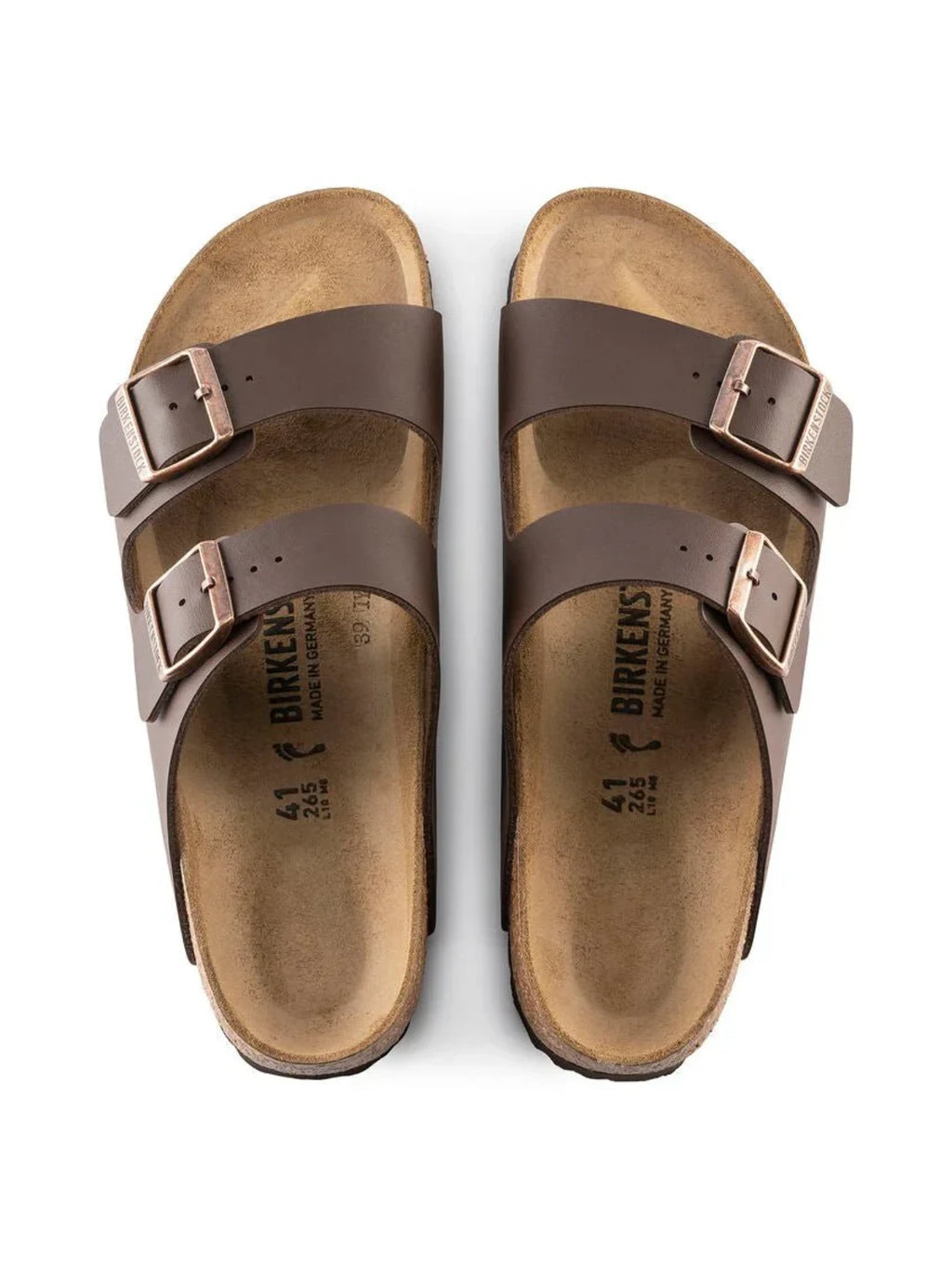Birkenstock - Arizona Dark Brown Natural Leather