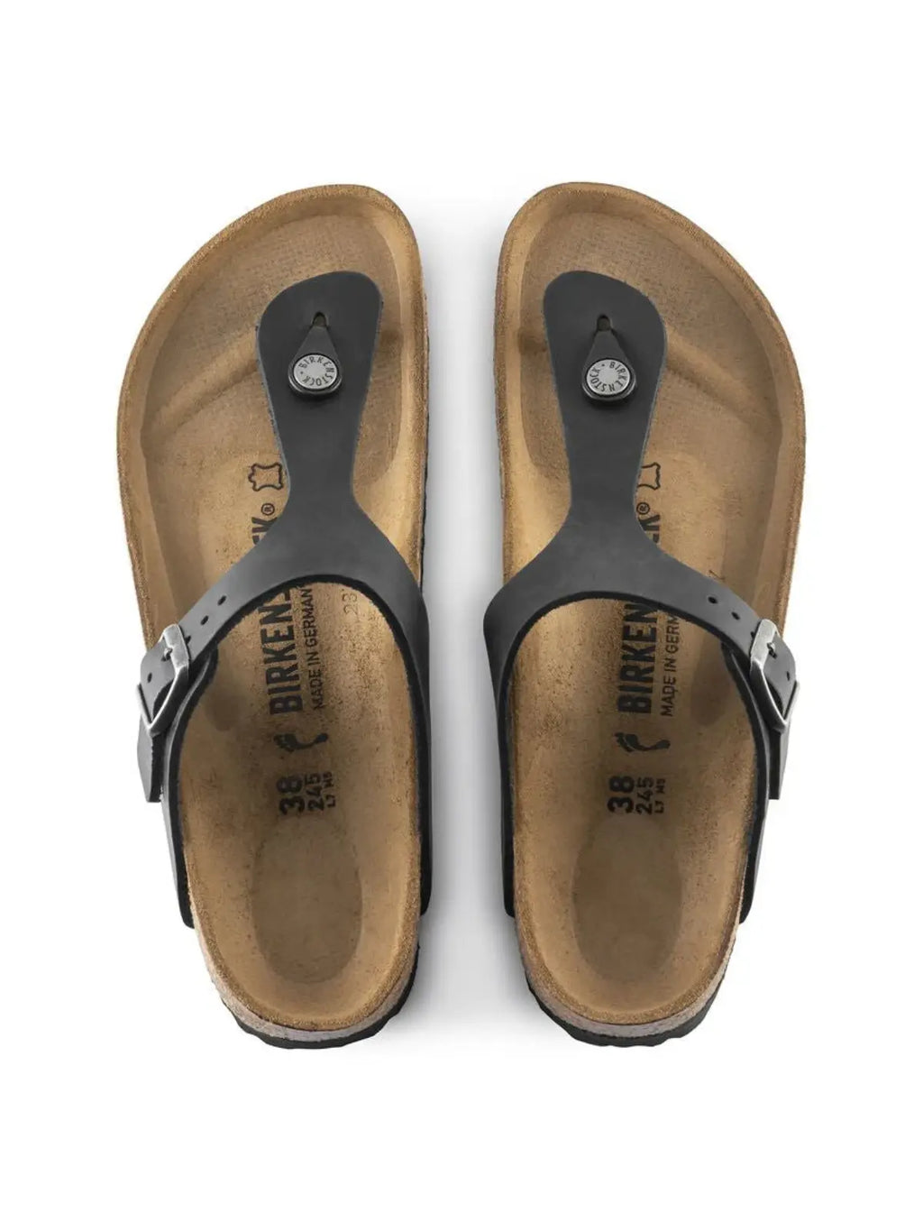 Birkenstock - Gizeh Black Oiled Leather