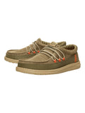 Hey Dude Mens - Wally Guard Stretch Sox Burnt Olive-Multi