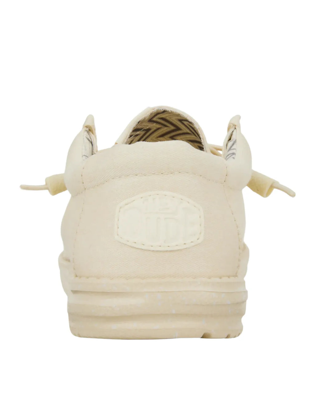 Hey Dude Mens - Wally Stretch Canvas Stone White