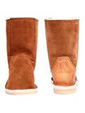 InStep Full Suede Sheepskin Boots - Tan