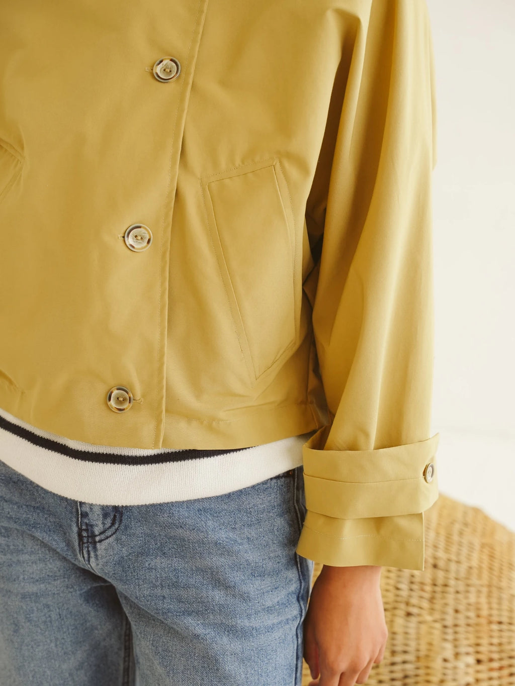 Just Cruizin Ladies Jacket - Nia Cotton-Blend Batwing Jacket