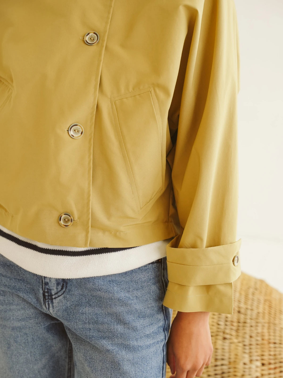 Just Cruizin Ladies Jacket - Nia Cotton-Blend Batwing Jacket