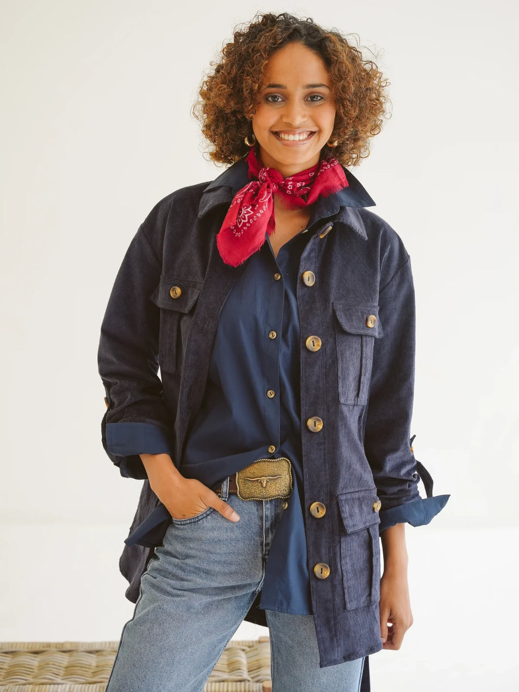 Just Cruizin Ladies Jacket - Safari Cotton Corduroy