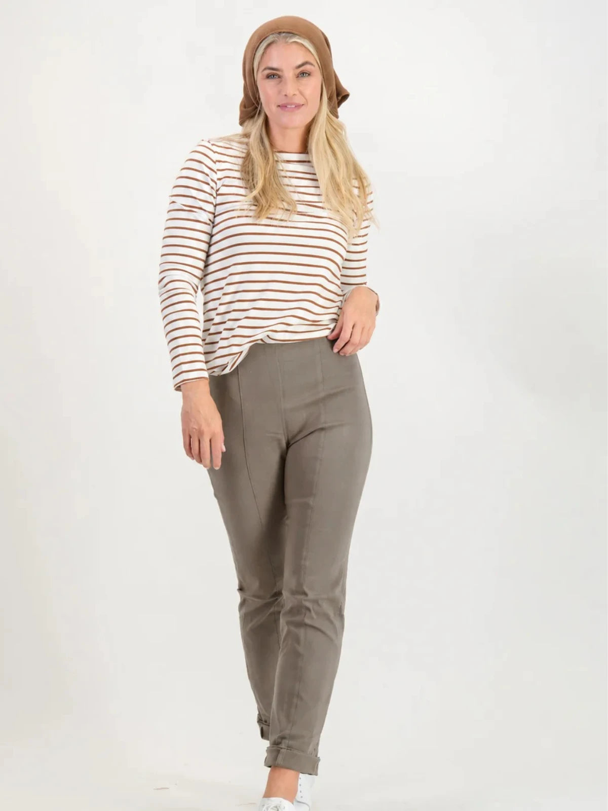 Just Cruizin Ladies Pants - Charlotte Bengaline Kick-Flare Pants