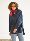 Just Cruizin Ladies Shirt - Sadie Cotton Poplin Boyfriend Shirt
