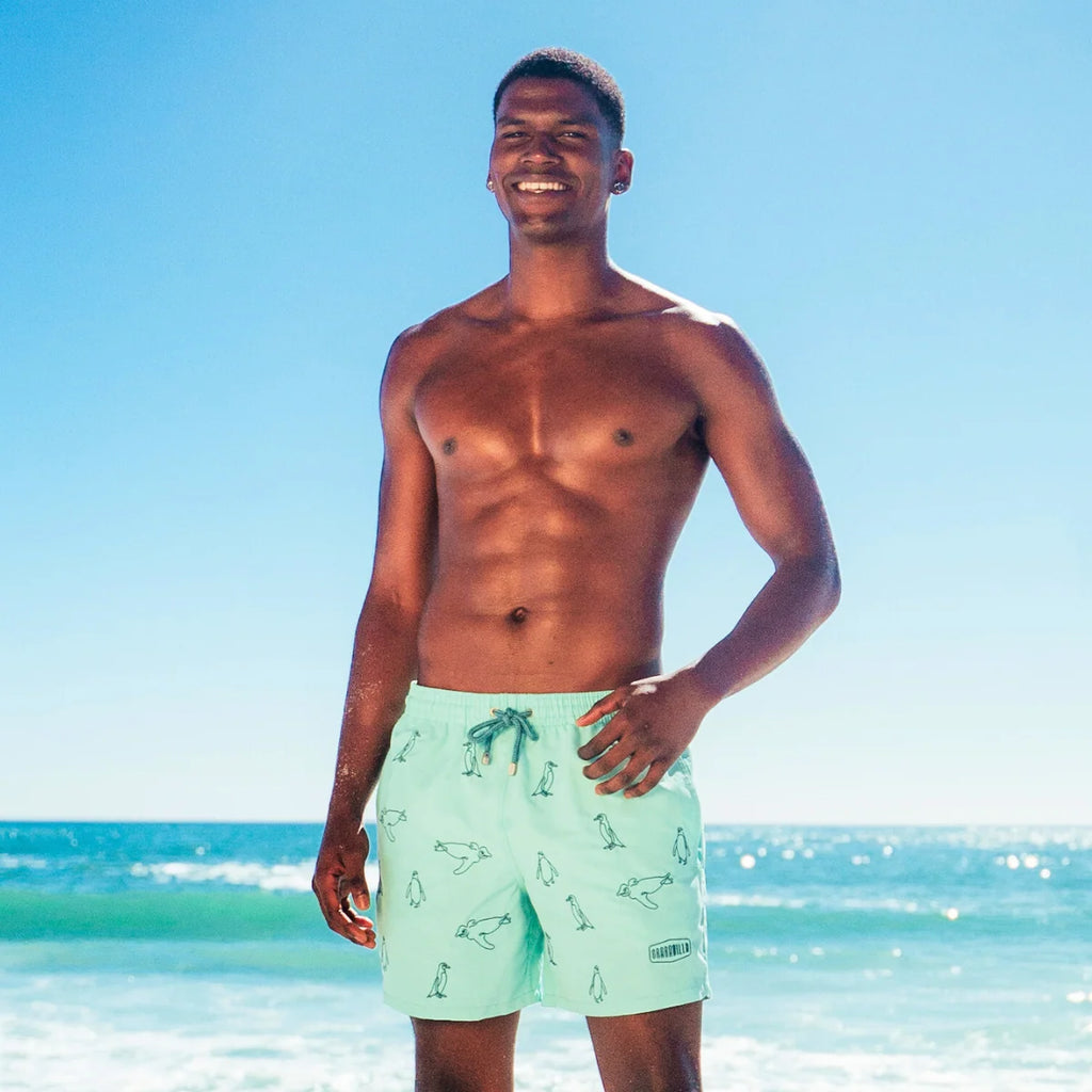 Granadilla Mens Swim Shorts - Penguins Embroided