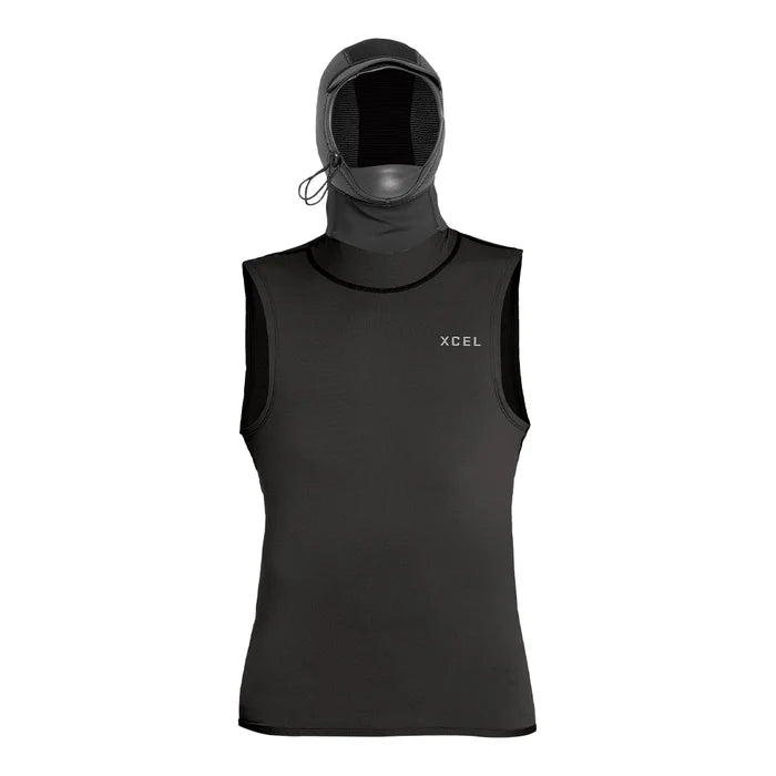 XCEL MENS RASH VEST INSULATE XR W/2MM HOODED