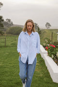 Just Cruizin Ladies Shirt - Sadie Cotton Boyfriend Shirt
