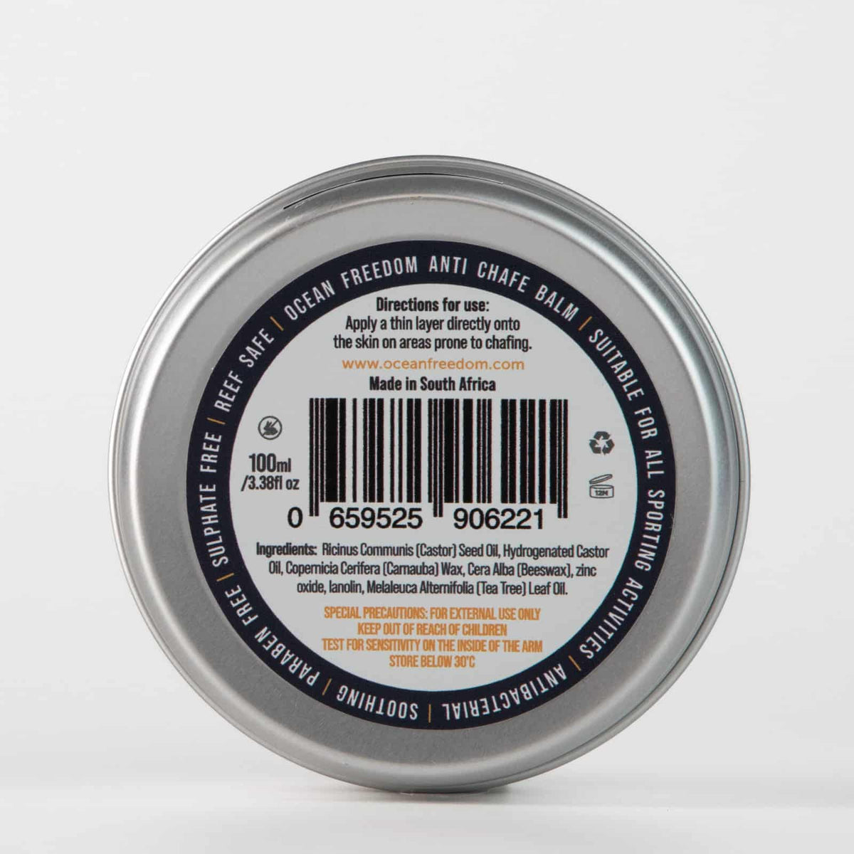 Ocean Freedom Sunscreen Anti Chafe Balm 100ml