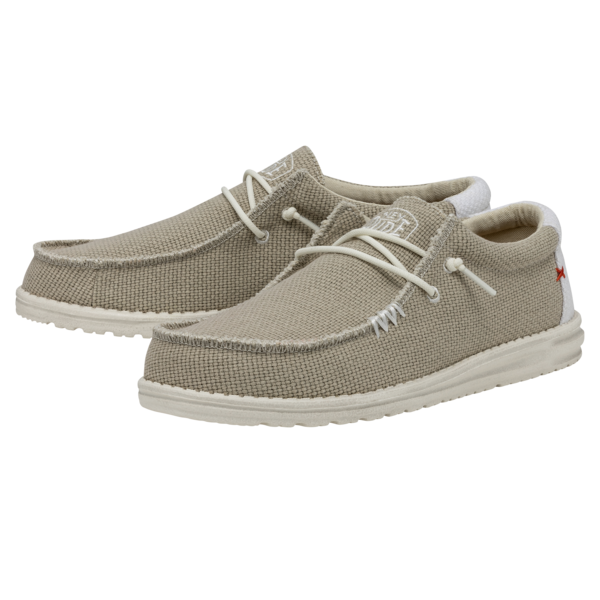 Hey Dude Mens - Wally Braided Off White