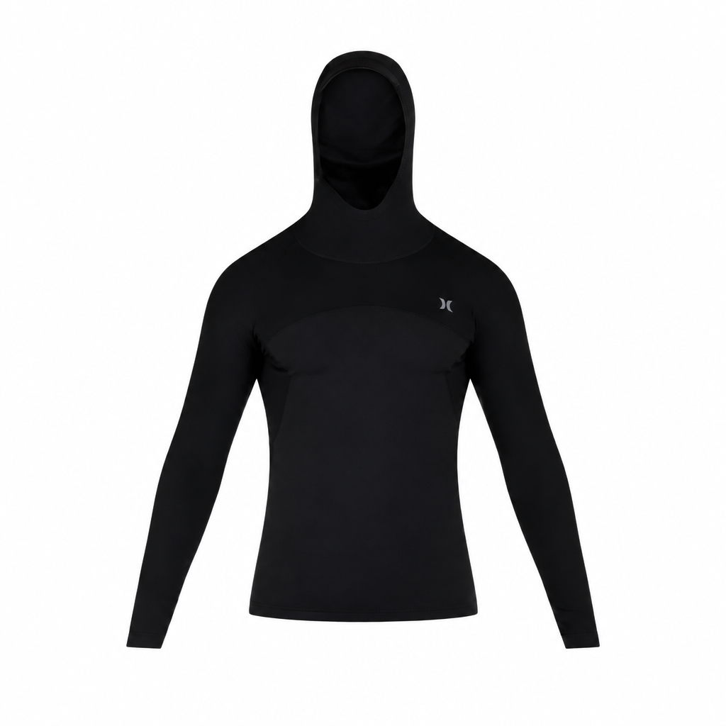 Hurley Mens Surf Top  - Coast Guard Surf Top Hooded LS