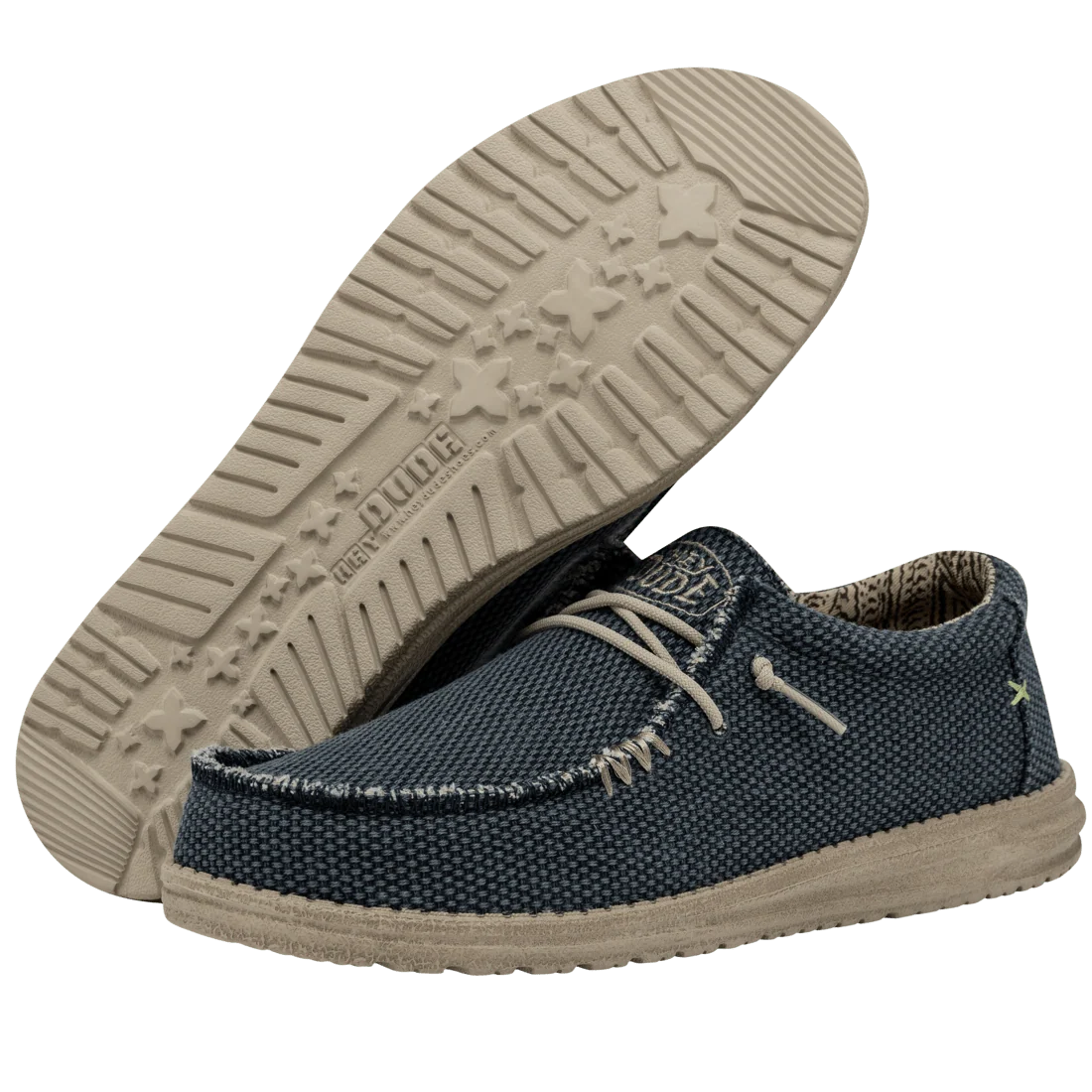 Hey Dude Mens - Wally Braided Blue Night