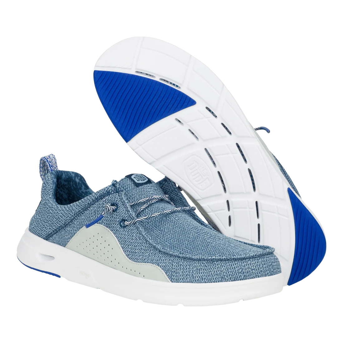 Hey Dude Mens - Wally Hey2O Mesh Sargasso Blue-Cloud Blue