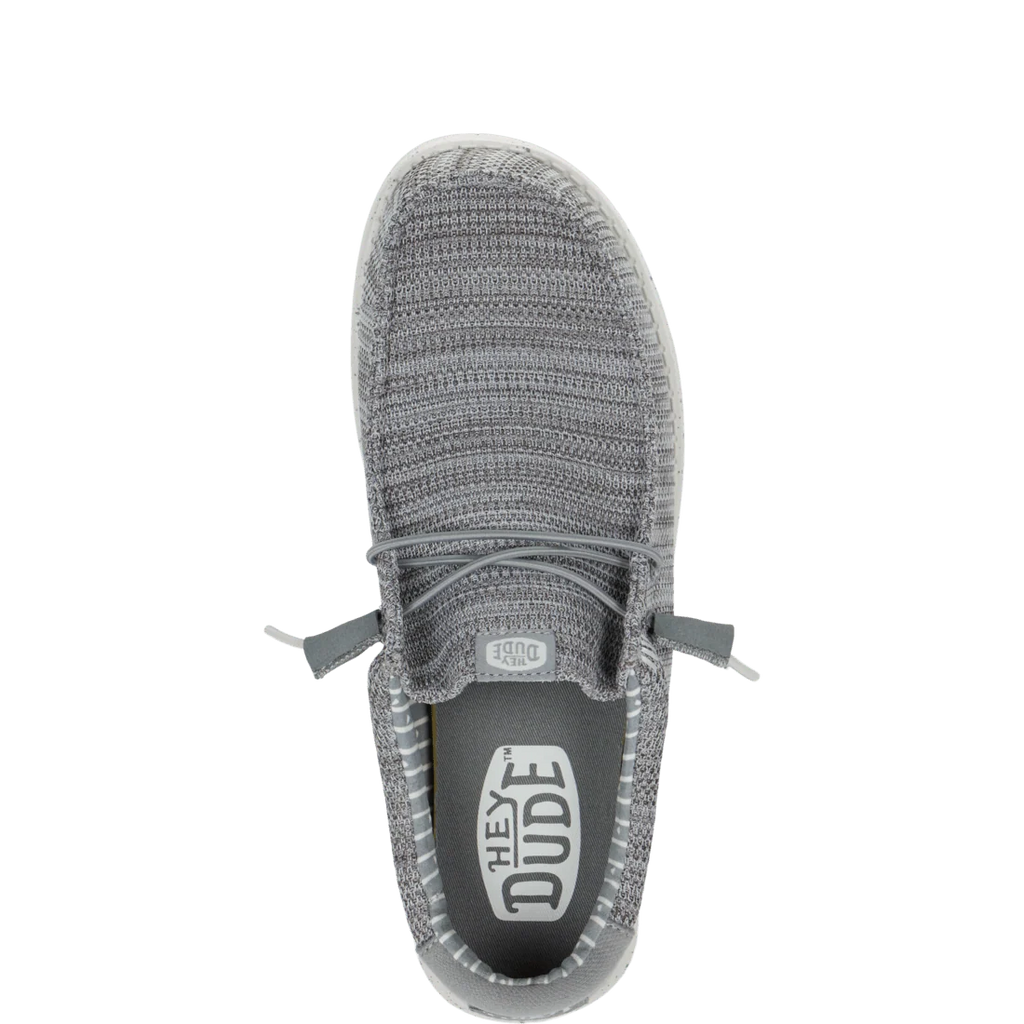 Hey Dude Mens - Wally Stretch Sox Grey