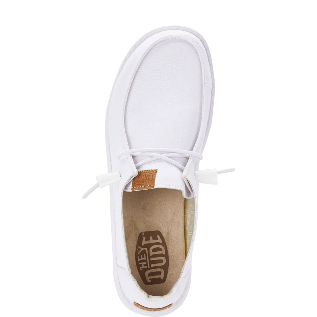 Hey Dude Ladies - Wendy Stretch Canvas White