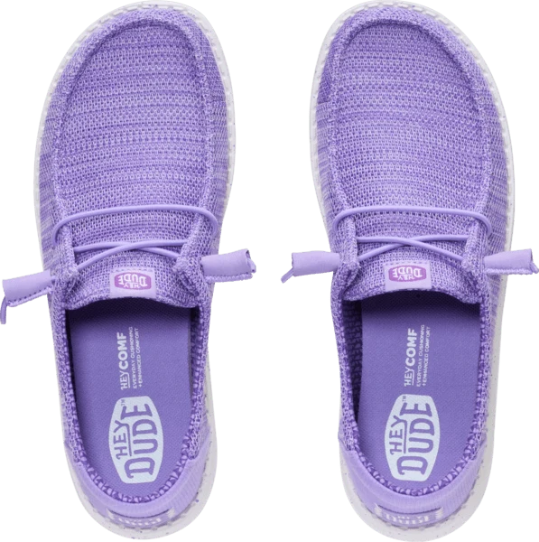 Hey Dude Ladies - Wendy Stretch Sox Purple