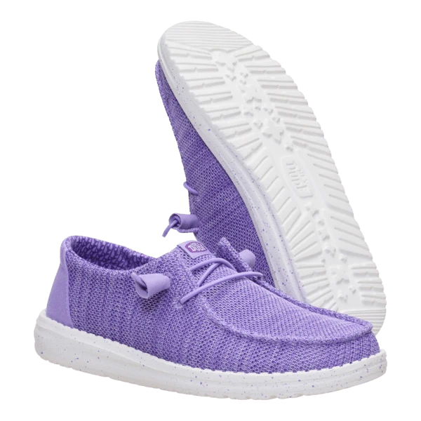 Hey Dude Ladies - Wendy Stretch Sox Purple