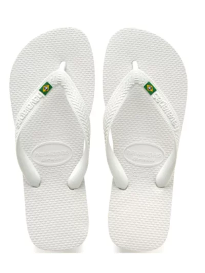 Havaianas Brasil flip-flops with multicolor sole and flag strap