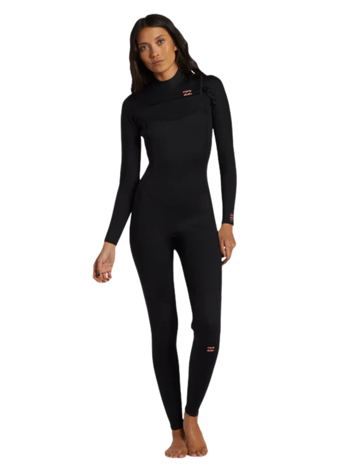 Billabong Foil 4/3mm Chest-Zip Fullsuit Wetsuit in Black
