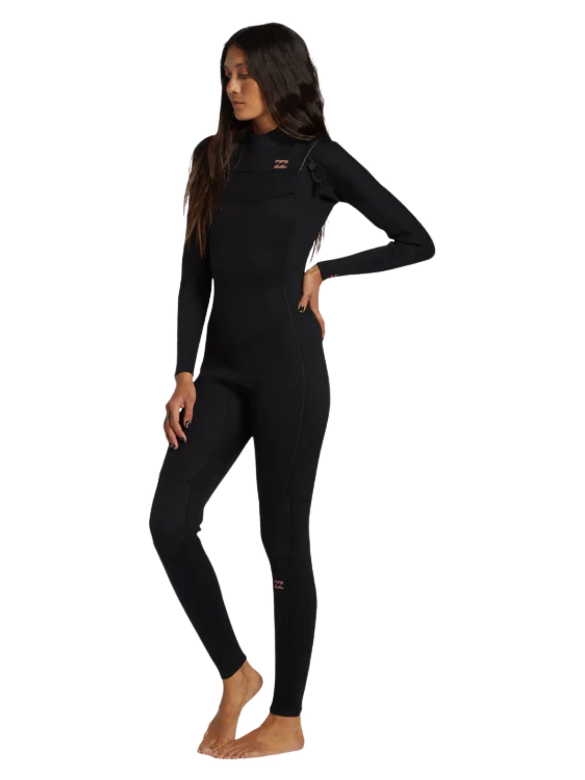 Billabong Foil 4/3mm Chest-Zip Fullsuit Wetsuit in Black