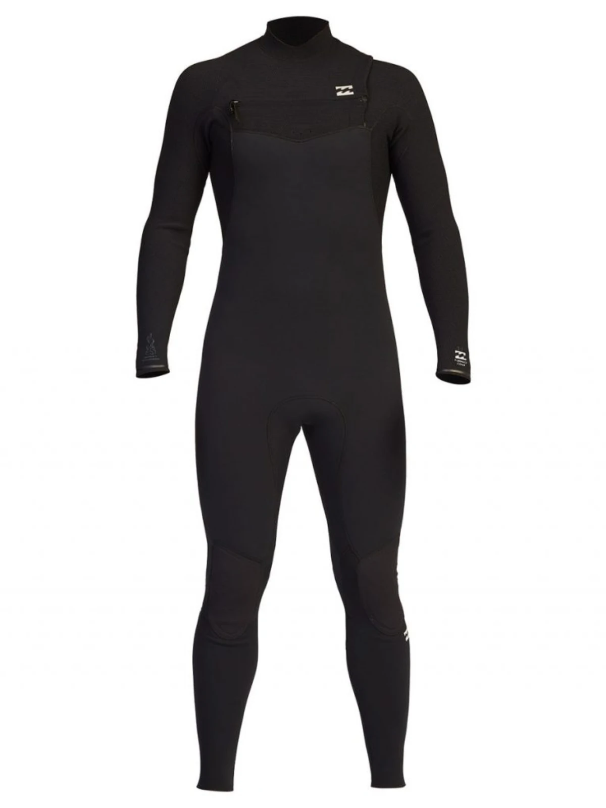 Billabong 4/3 Furnace Comp Chest Zip Full Wetsuit in black