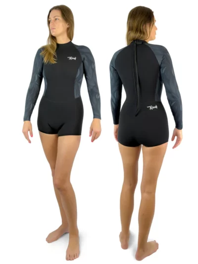 Reef Ladies Capsule 1mm long sleeve neoprene wetsuit for warm water surfing and swimming