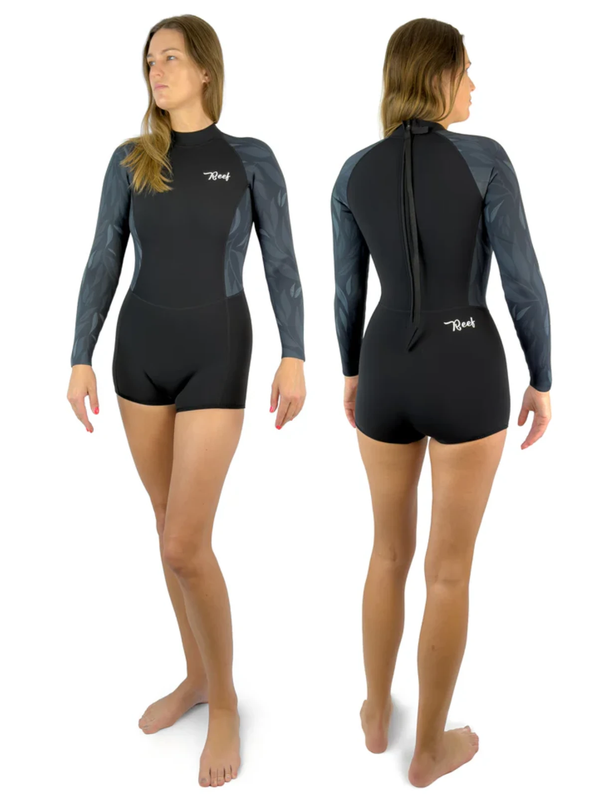 Reef Ladies Capsule 1mm long sleeve neoprene wetsuit for warm water surfing and swimming